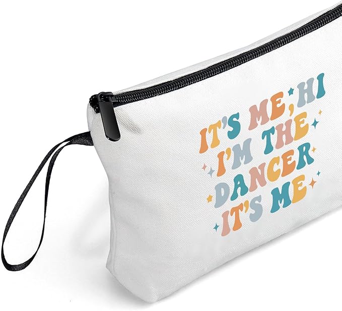Dance Gifts, Dance Teacher Gifts, Dance Makeup Bag, Dancer Gifts,Dance Moms Merch, Dance Recital Gifts for Girls,Appreciation Gifts for Women Daughter Dance Teams Ballet Sister,Christmas Gifts