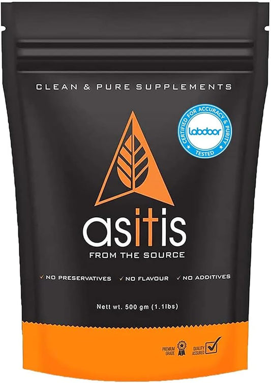 AS-IT-IS Nutrition Creatine Monohydrate 500gms/17.6 Oz | Usa Labdoor Certified for Accuracy & Purity No Preservatives Gluten-free Vegan Friendly Post-workout Supplement