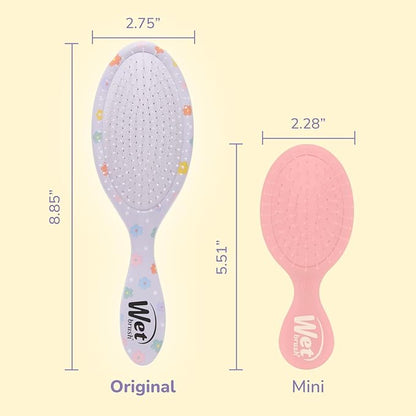 Wet Brush Original Detangling Hair Brush, Daisy (Hello Disney) - Ultra-Soft IntelliFlex Bristles - Detangler Brush Glide Through Tangles With Ease For All - For Women, Men, Wet & Dry Hair
