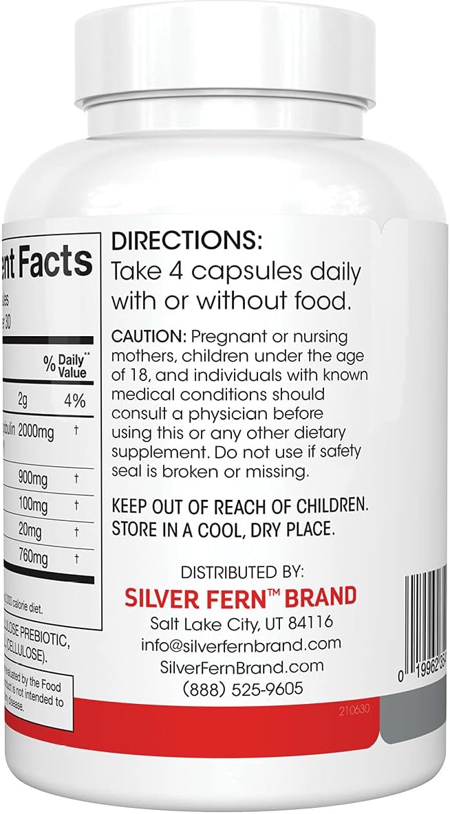 Silver Fern Cleanse - Daily Gut Detox - 1 Bottle - 120 Capsules - 30 Day Supply - Immunoglobulin G, A & M -(IgG, IGA, IgM) - Postbiotic