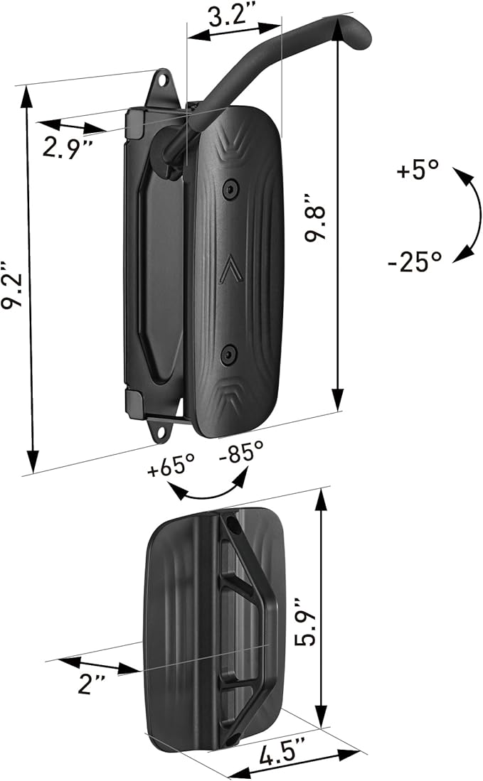 MONTEK Swivel Bike Wall Mount, Bike Hangers for Garage, Wall Mount Bike Rack, Space Saving Wall Bike Rack, Vertical Bike Rack Holds up to 66lbs,2 Pack