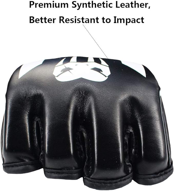 SOTF Punching Gloves for Adults MMA Training Gloves Men Fight Boxing Gloves Open Fingers Women
