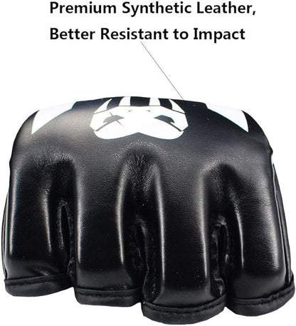SOTF Punching Gloves for Adults MMA Training Gloves Men Fight Boxing Gloves Open Fingers Women