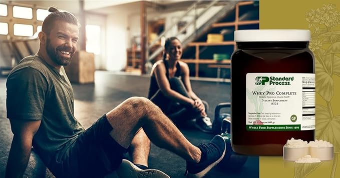 Standard Process Whey Pro Complete - Whole Food Immune Support with Colostrum, Chicory Root and Whey Protein Powder - 21 Ounce, 25 Servings