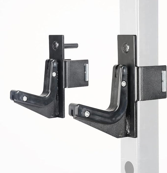 SYL Fitness 2x2 J-Hooks Power Rack Attachment Barbell 1", 1/2" 1/2" and 3/4"