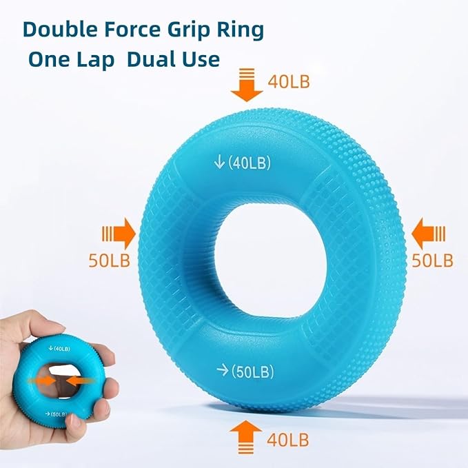 Grip Strength Trainer (20-60lbs) 5 5 Resistance Levels(4 PCS)