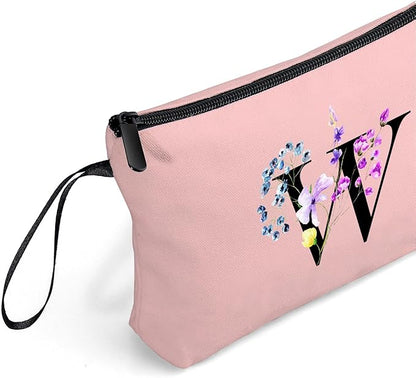 SEAMOON Birthday Inspirational Bridesmaid Proposal Team Small Gifts for Women Mom Aunt Teacher Sister Coworkers Makeup Cosmetic Bag Travel with Mirror Mothers Day Christmas Graduation W