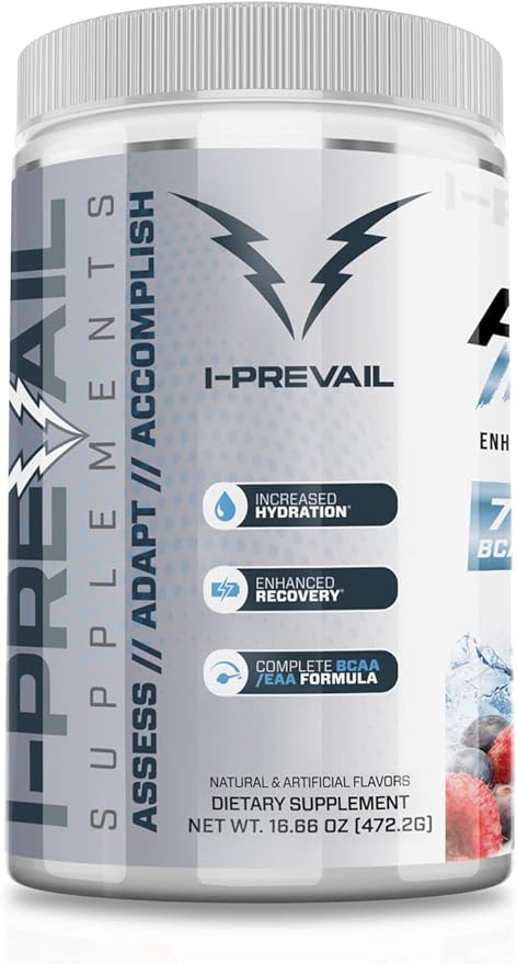 Amino Impact BCAA – EAA Enhanced Hydration Recovery & Endurance Keto Friendly Formula 7g BCAA’s – 3g EAA’s Plus 2g Glutamine |30 Serving (ICY Blue Razz)