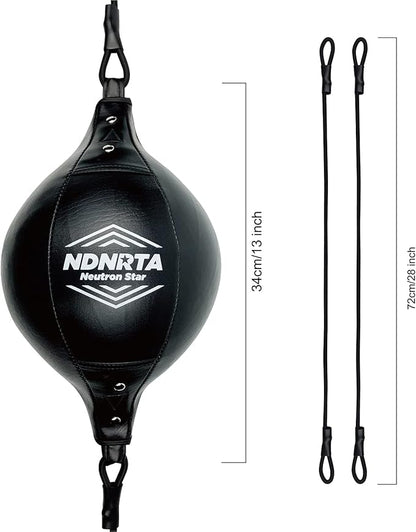Double End Bag, (Classic Style Upgraded),Improve Reaction Speed, Boxing Equipment, Durable, Double End Punching Bags, Home Gym, Floor to Ceiling, for Boxing (Shipped from The U.S)