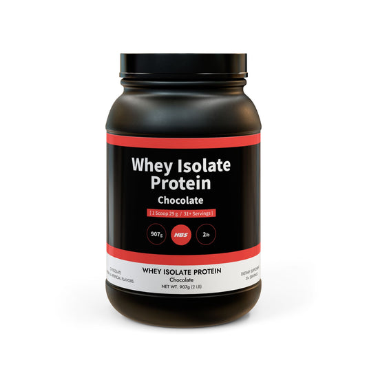 HBS, Whey Isolate Protein Supplement, Powder (907g, 2lb)