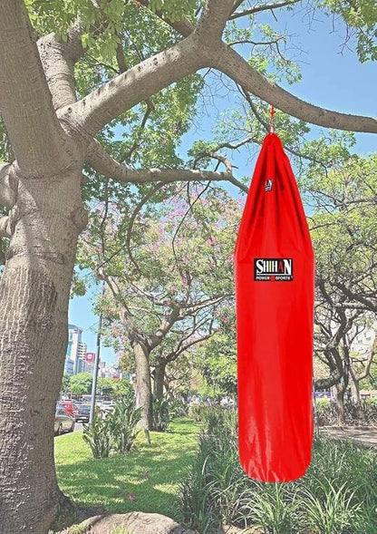 SHIHAN Power Sports Boxing Bag Cover Waterproof RED 5-6ft x 24inch Diameter Large Bag Punch Bag Outdoor Protection for Your Boxing Bag Ideal for freestanding Strike Bags