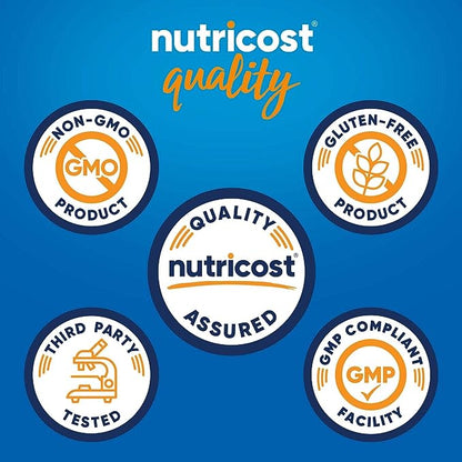 Nutricost CLA (Conjugated Linoleic Acid) 2,400mg, 120 Softgels - Gluten Free, Non-GMO, 800mg Per Softgel