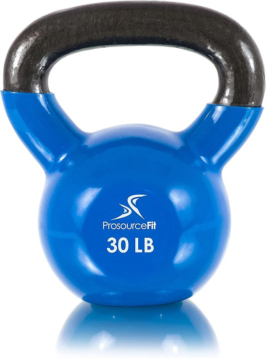ProsourceFit Vinyl Coated Cast Iron Kettlebells for Full