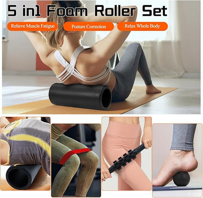 5 in1 Foam Roller Set