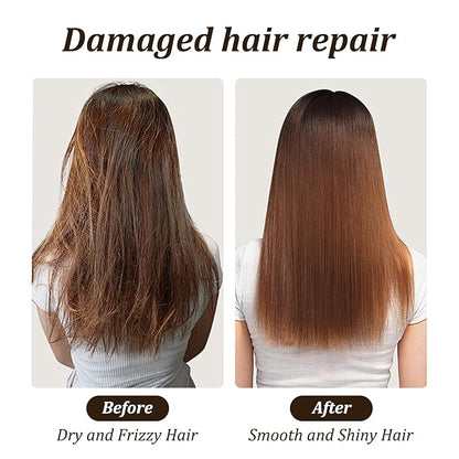 Hydrating Collagen Hair Mask for Dry Damaged Hair-Deep Repair Conditioning Treatment Hair Smooth Masque for All Hair Types 8.45 Oz