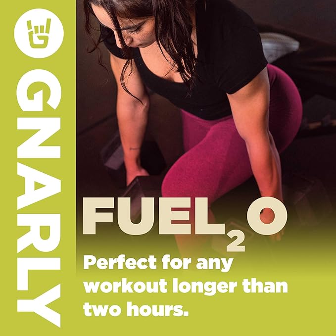 Gnarly Nutrition Fuel20 Electrolyte Powder - Fuel 2O Endurance Nutrition, NSF Sport Certified, Electrolyte Solution, Fuel, Replenishment, and Recovery - Limeade, 25.57Oz