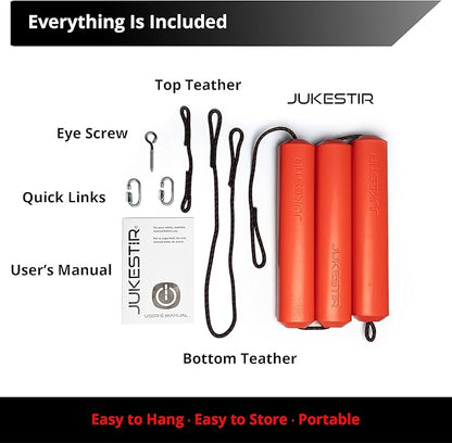 Jukestir® Punching Bag with Dynamic Motion, Better Footwork Than Double End Bag, Speed Bags for Boxing, More Agility Than Heavy Bag, Reflex Bag Boxing, Great MMA Workout at Home, Used by Pros