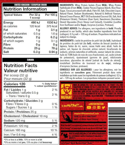 Mutant Mutant Iso Surge Cookies & Cream - 2270 g