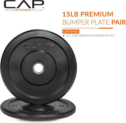 CAP Barbell Rubber Olympic Bumper Plate