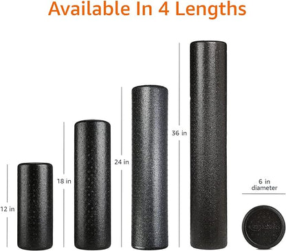 Amazon Basics High-Density Round Foam Roller for Exercise