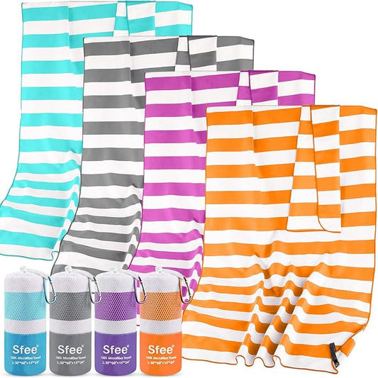 Sfee 2 in 1 Microfiber Beach Towel