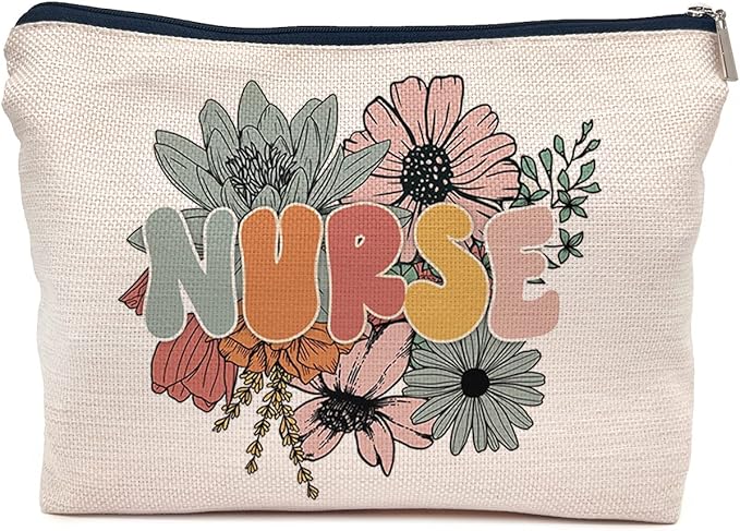 IWXYI Nurse Accessories For Work,Nurse Zipper Pouch,Nurse Gifts For Women,Nurse Makeup Bag Case Bags Zipper Pouch Travel Toiletry Gifts For Women Nurse,Nurse Gift,Nurses Day Gift