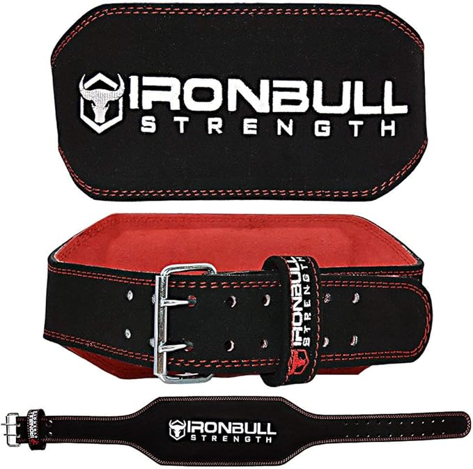 Weight Lifting Belt - 6-inch Padded Leather Weight