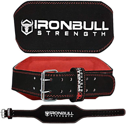 Weight Lifting Belt - 6-inch Padded Leather Weight