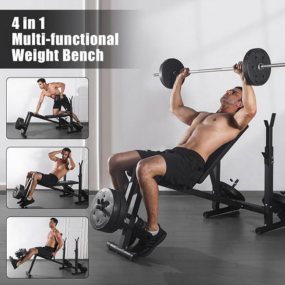 Strength Training Adjustable Benches 660LBS Weight 3 level