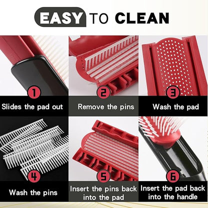 Curly Hair Brush for Women Men Curl Defining Hairbrush Unbrush Small Mini Detangler Wavy Edge Combs Barber Styling Tools Travel Accessories Cruise Ship Essential 2028 Beach Vacation Must Have Gift