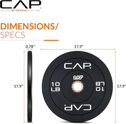 CAP Barbell Rubber Olympic Bumper Plate
