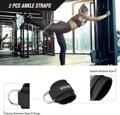 G4Free 7pcs Barbell Pad Set for Squat 2 Gym 3 Hip