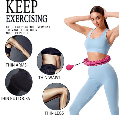 Dumoyi Smart Weighted Hoop for Adults Weight Loss