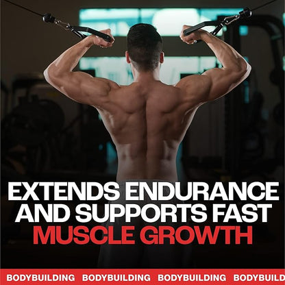 ATP+ for Men Pre-Workout Creatine Serum. Instant Energy, Power, Strength & Endurance. Boosts Muscle Growth, Bodybuilding Performance. with Amino Acids & Glucosamine. Strawberry, 5.1 Fl Oz