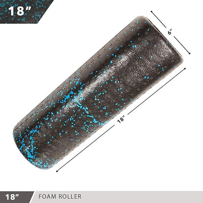 High-Density Round Foam Rollers - 4 Size and 8 Color