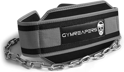 Gymreapers Dip Belt With Chain For Weightlifting