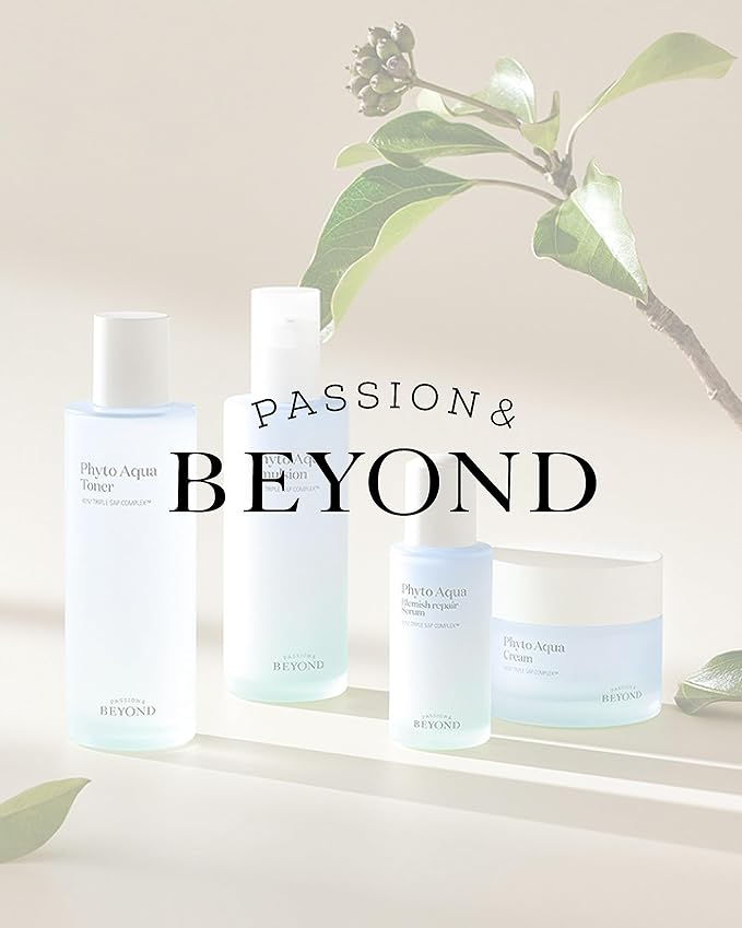 Beyond Phyto Aqua Skincare Gift Set (11.3fl oz) - Vegan Formula Korean Skin Care. Toner & Lotion for Hydration, Soothing. Hyaluronic Acid, Tree Sap Complex.