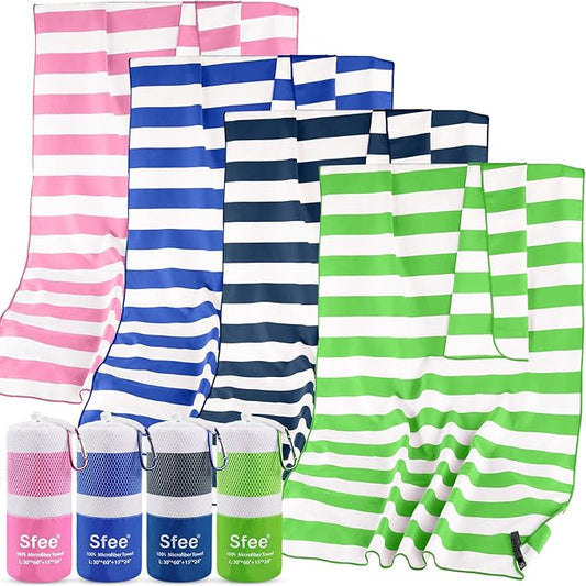 Sfee 2 in 1 Microfiber Oversized Beach Towel