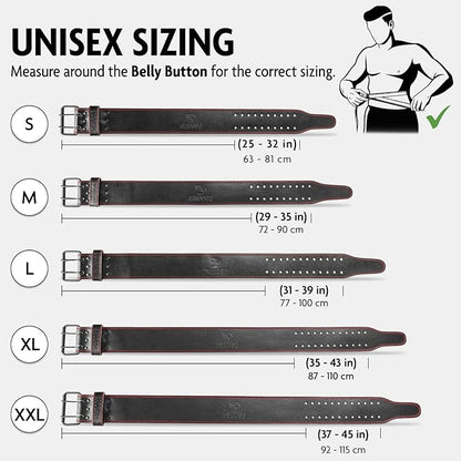 DMoose Fitness Weight Lifting Belt for Men and 5mm Thick
