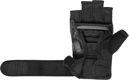 Half Finger Kickboxing Gloves - Also Fit for Taekwondo Sparring,Training Light Workouts, Muay Thai, Martial Arts(Karav MAGA),Karate,Shadow Boxing,Cardio Kickboxing Class,Combat Class