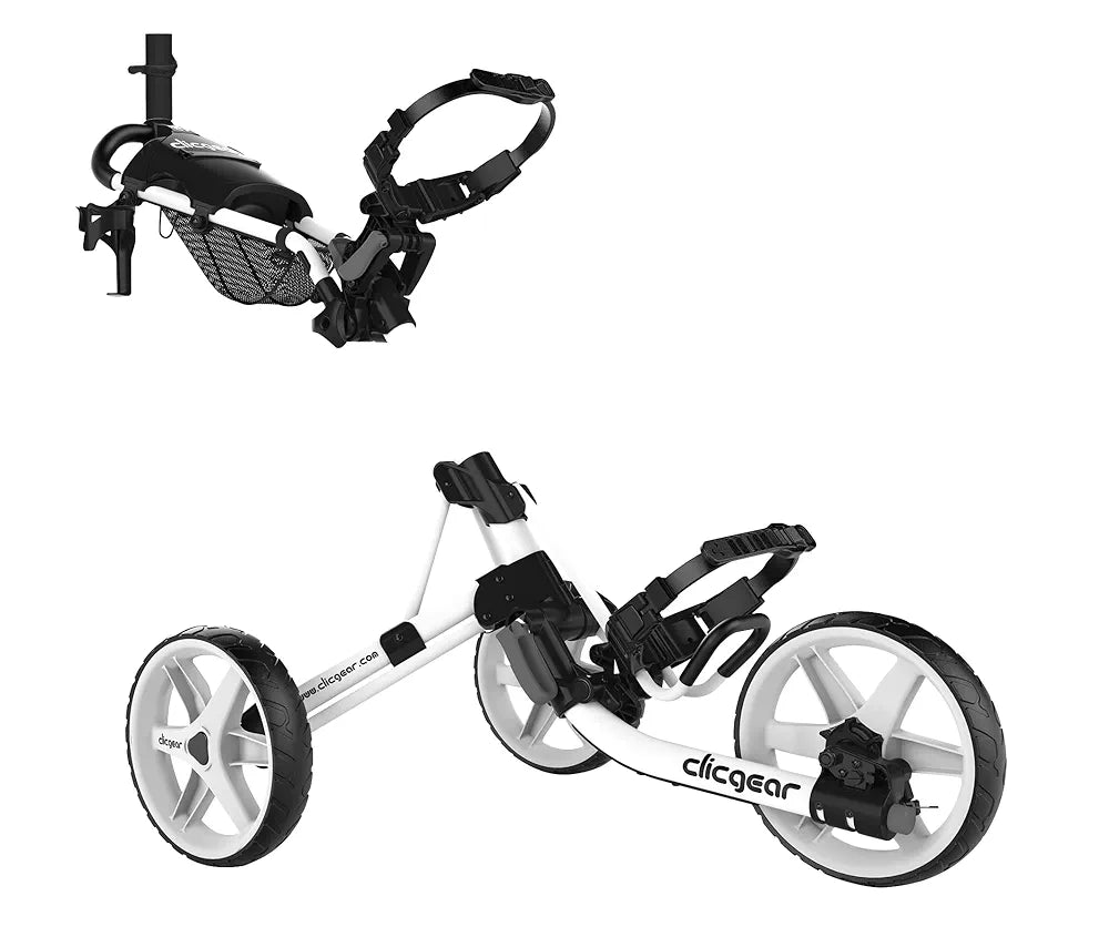 Clicgear Model 4.0 Golf Push Cart, 3-Wheel Foldable Walking Golf Cart