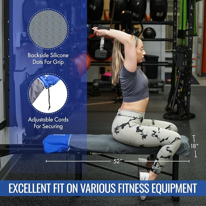 Protective Microfiber Weight Bench Cover 2 Built-In