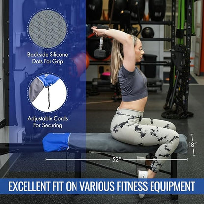Protective Microfiber Weight Bench Cover 2 Built-In