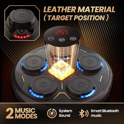 Music Boxing Machine, Boxing Machine with Beat Sync, Music Boxing for Adults and Kids, 9 Modes & 9 Speeds Includes Boxing Gloves