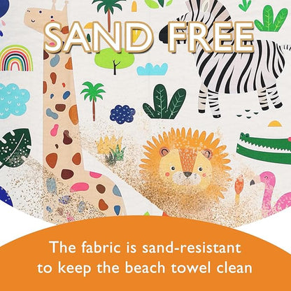 Beach Towel - Microfiber Beach Towels(63" x 32" 1Pcs) -