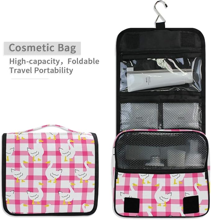 senya Hanging Travel Toiletry Bag Kit Makeup Case Cosmetics Organizer for Men Women