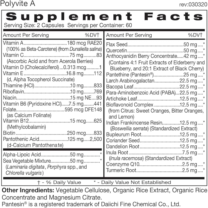 D'Adamo Personalized Nutrition - Optimal Health Stack (Blood Type A)