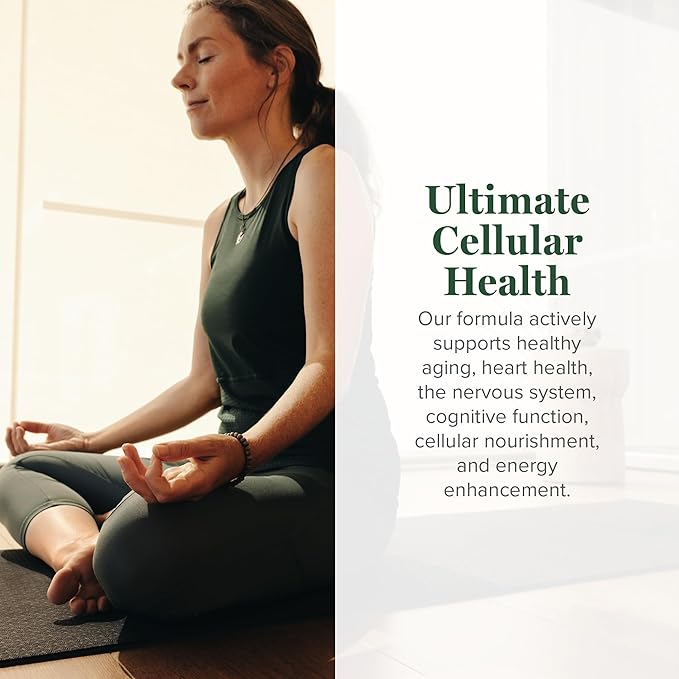 Global Healing Ultimate Cellular Health -NAD Supplement for Women and Men, Cellular Repair, Includes Resveratrol for Anti-Aging, Supports NAD Plus, Alternative to Nicotinamide Riboside- 60 Capsules