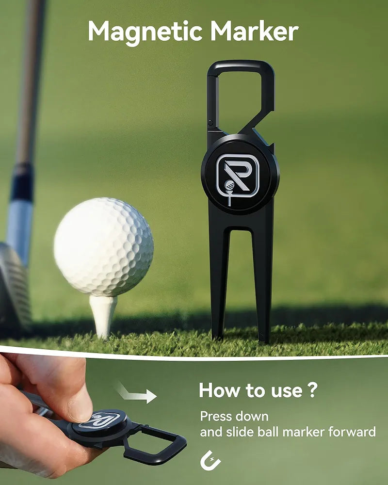 REDTIGER Golf Rangefinder with Extra 4-in-1 Golf Metal Divot Tool