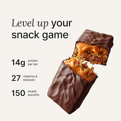 Huel Complete Nutrition Vegan Protein Bars | Dark Chocolate Raspberry | 13g Protein, 27 Vitamins and Minerals, 2g Sugar, Non-GMO, 100% Plant Based Snack | 12 Pack